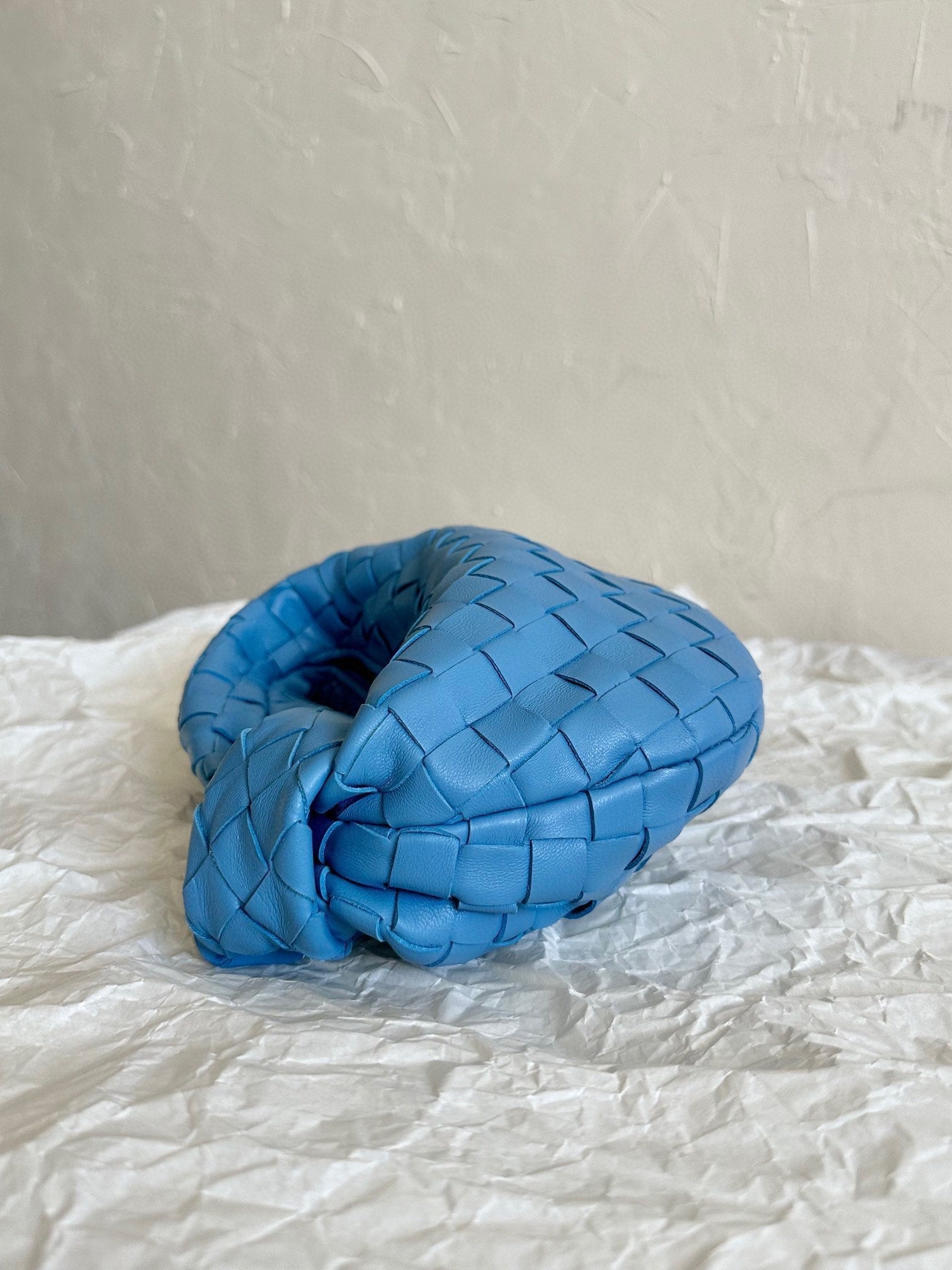 mini jodie 28 blue lambskin