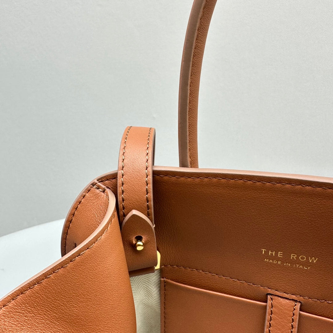 The Row Margaux 10 26cm Tote Bag In Smooth Calfskin