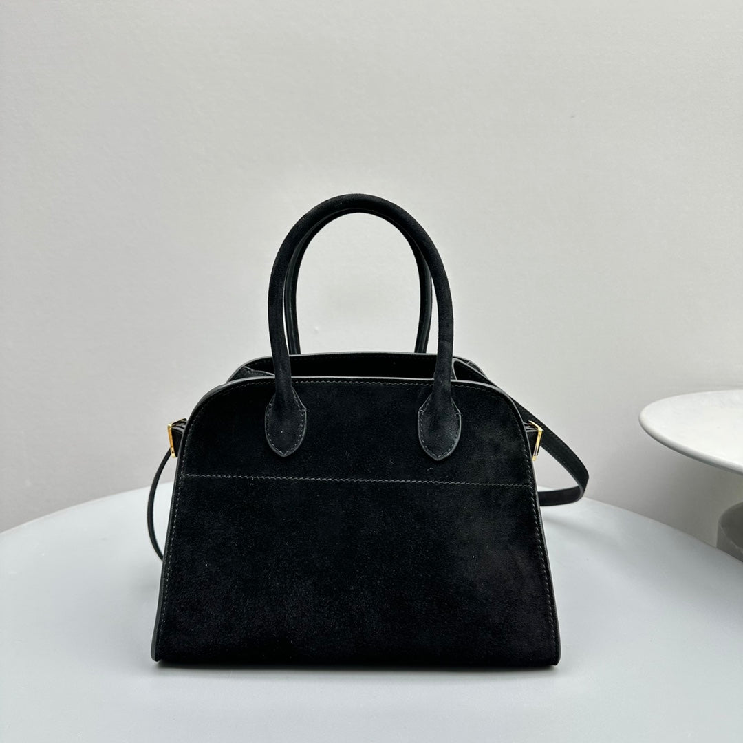 The Row Margaux 10 26cm Tote Bag In Suede