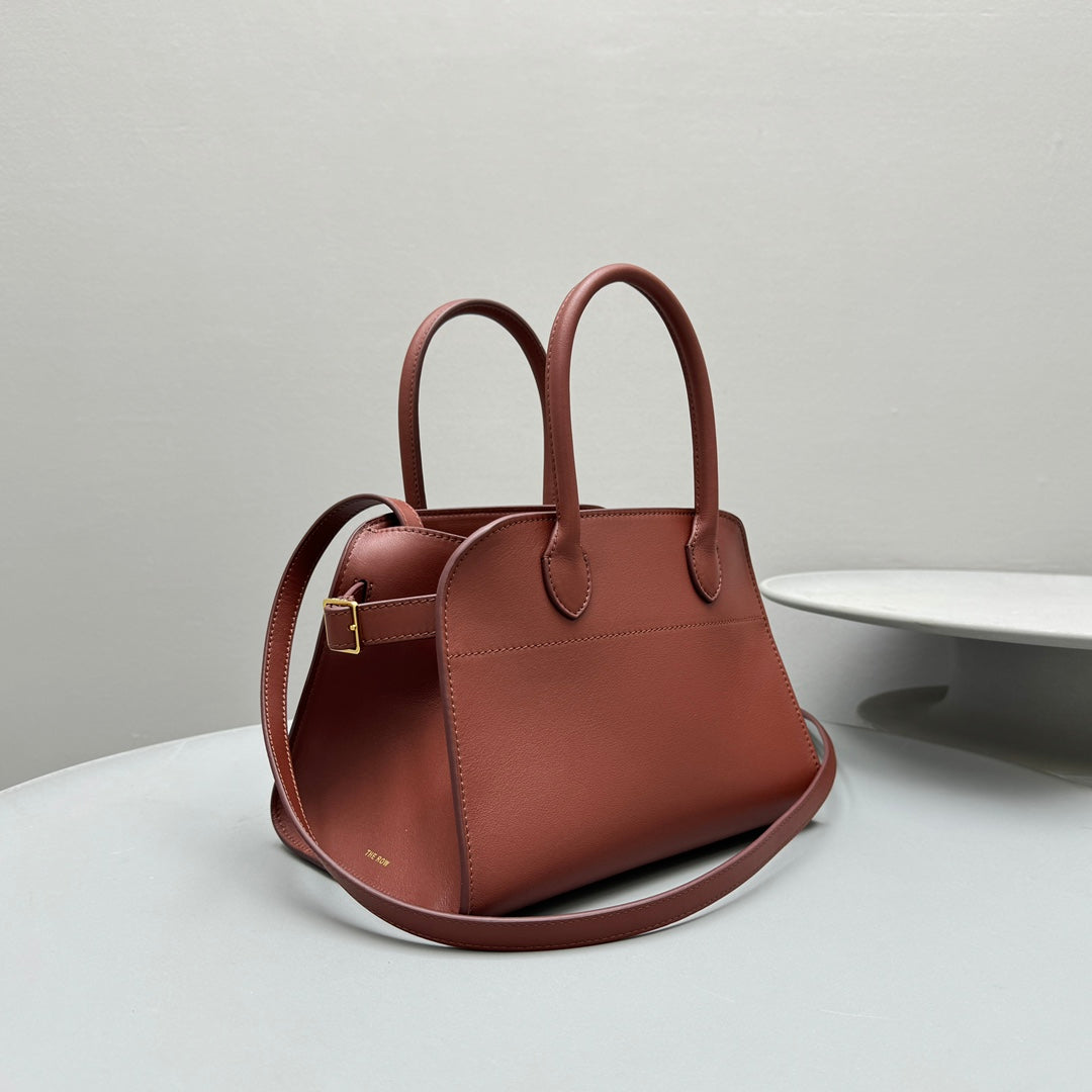 The Row Margaux 10 26cm Tote Bag In Smooth Calfskin