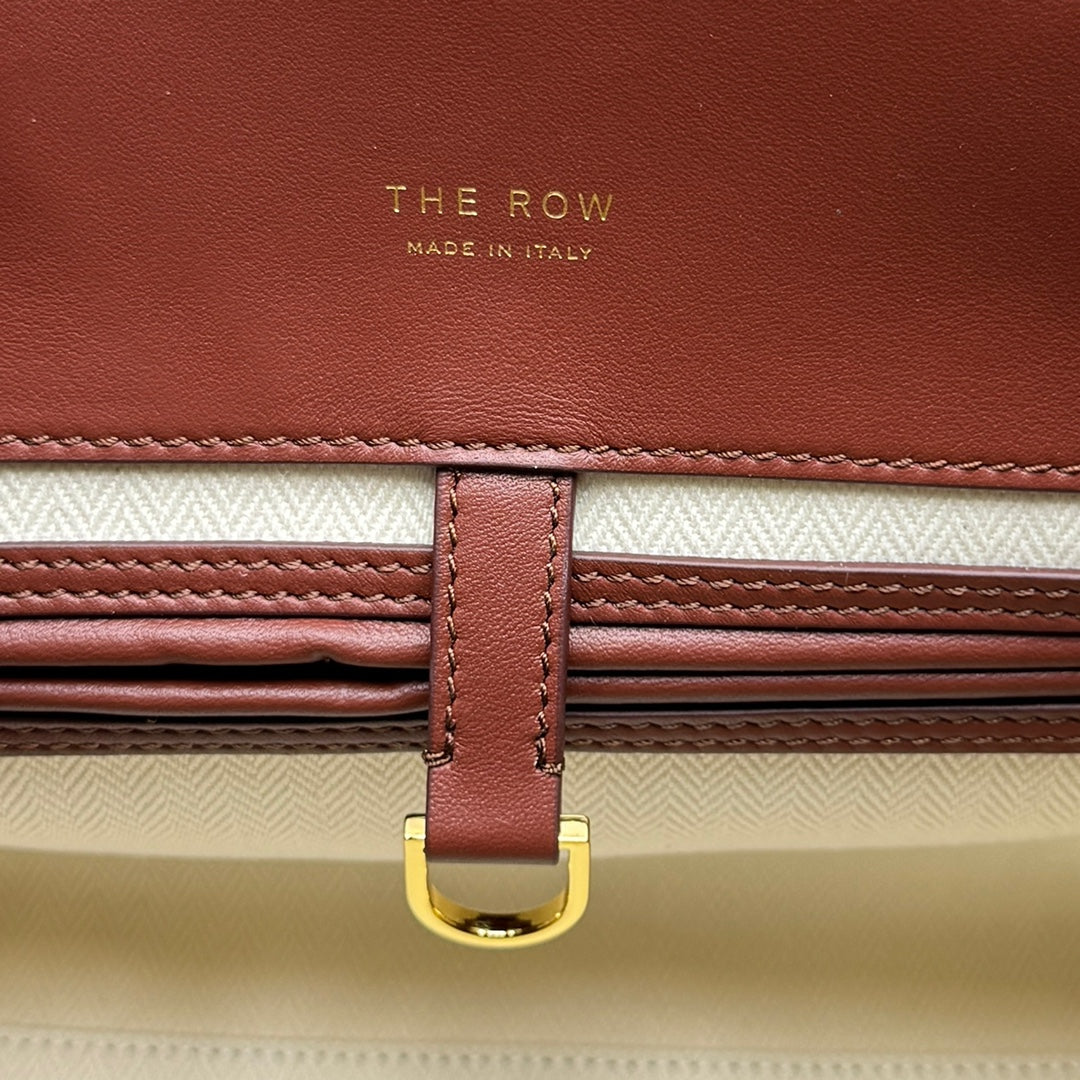 The Row Margaux 12 32cm Tote Bag In Smooth Calfskin