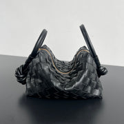 BV Loop Top Handle 19cm Black Lambskin