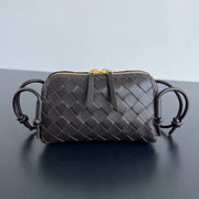 BV Concert Pouch 18.5cm Dark Chocolate Lambskin