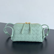 BV Concert Pouch 18.5cm Light Green Lambskin