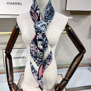 CC Scarf 110 CM In Colorful Cashmere Silk  413605