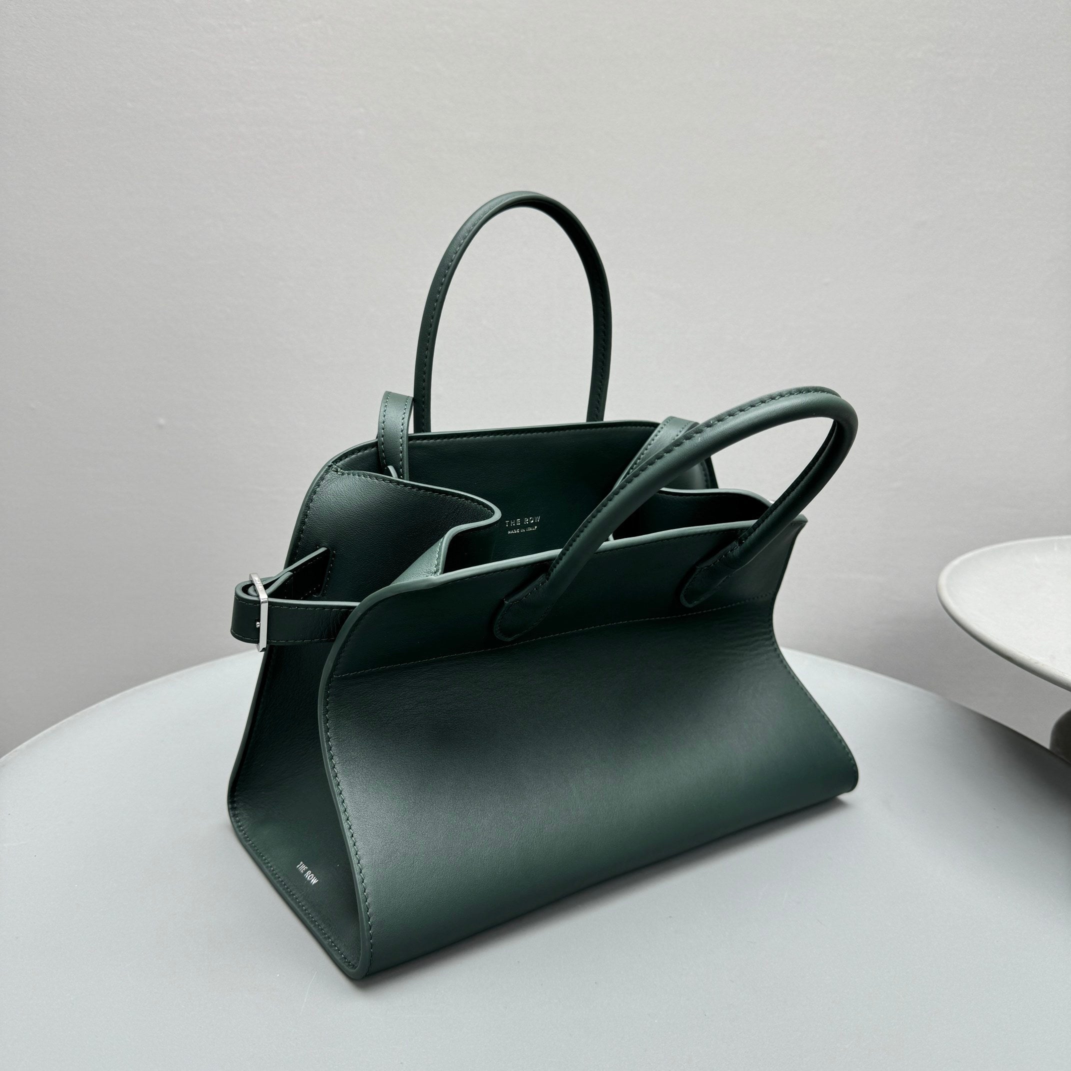 The Row Margaux 12 32cm Tote Bag In Smooth Calfskin