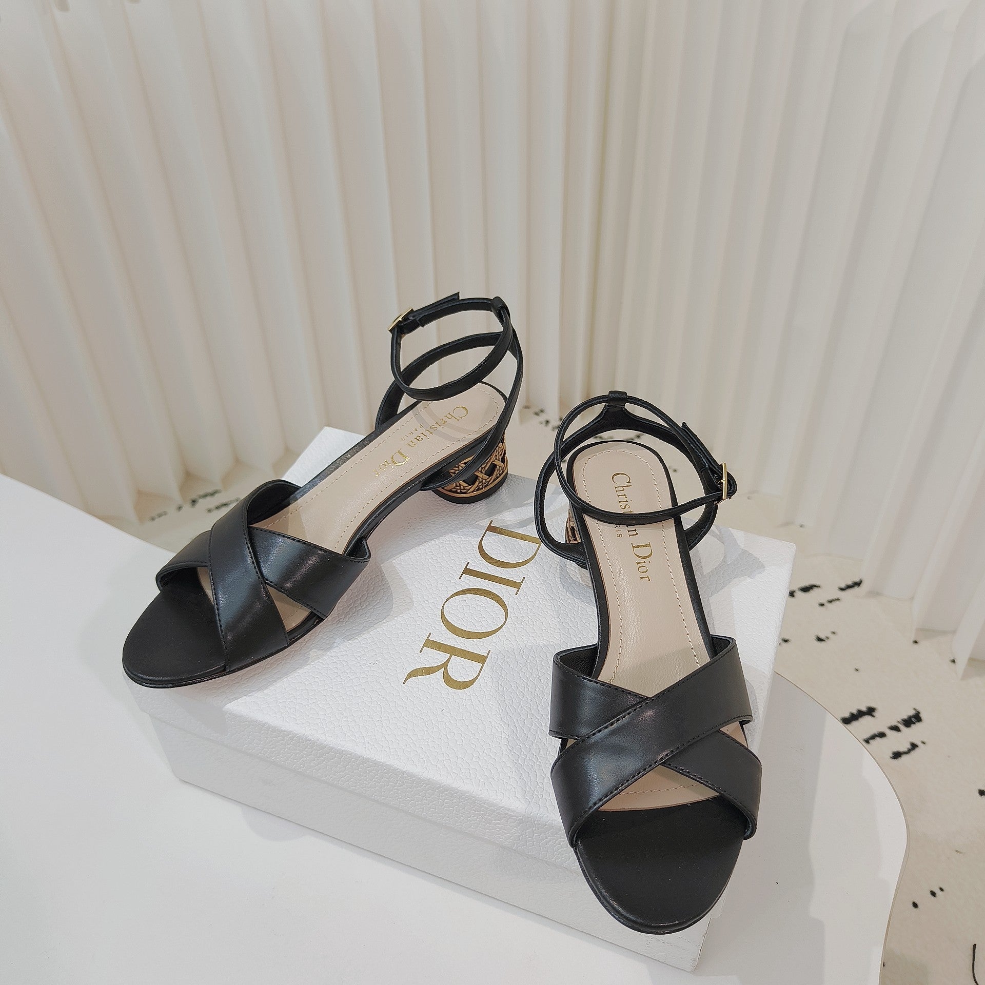 Dior 2026 Granville Heeled Sandal Lambskin 927498