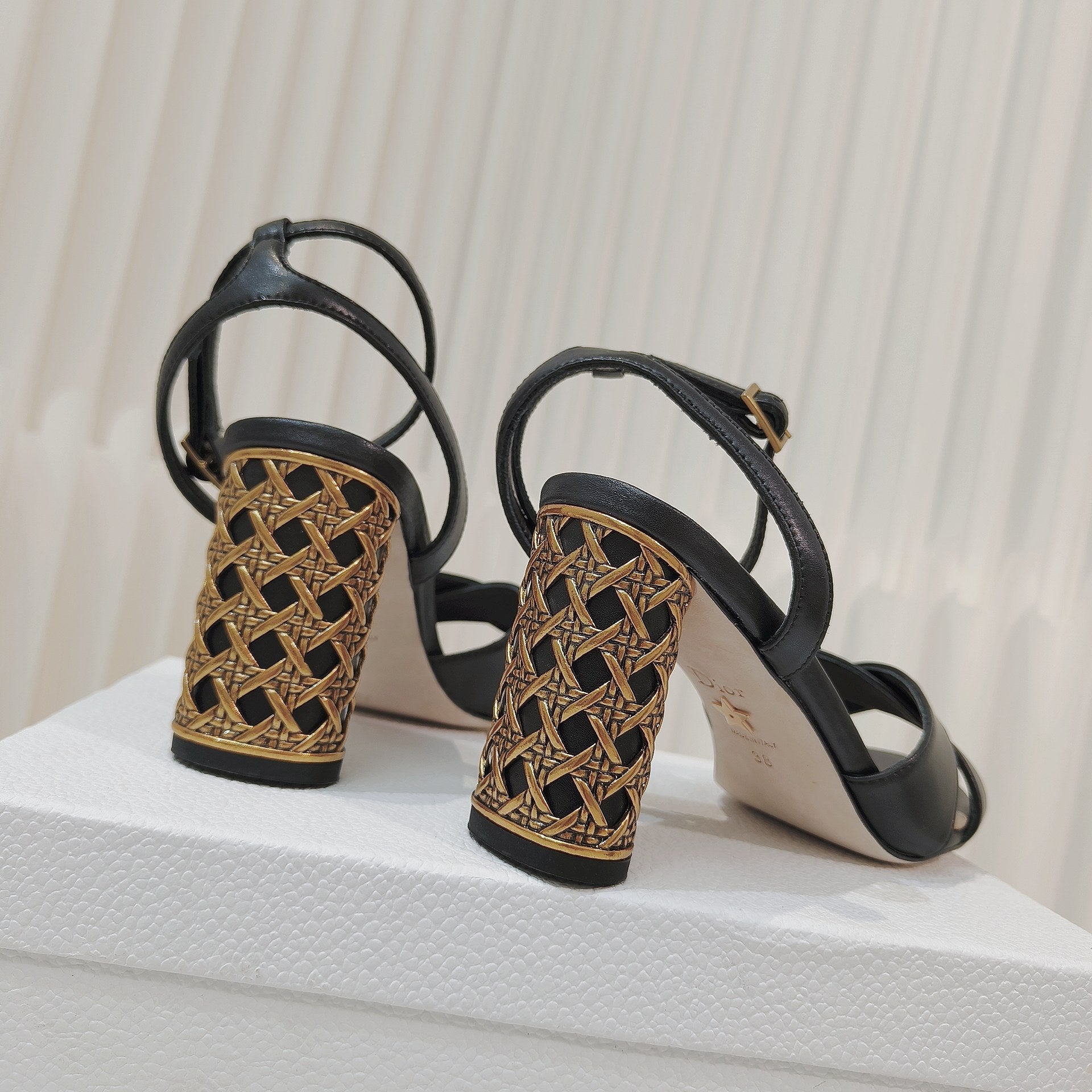 Dior 2026 Granville Heeled Sandal Lambskin 927498