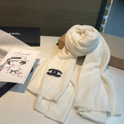 CC Scarf 200 CM In White Cashmere 424664