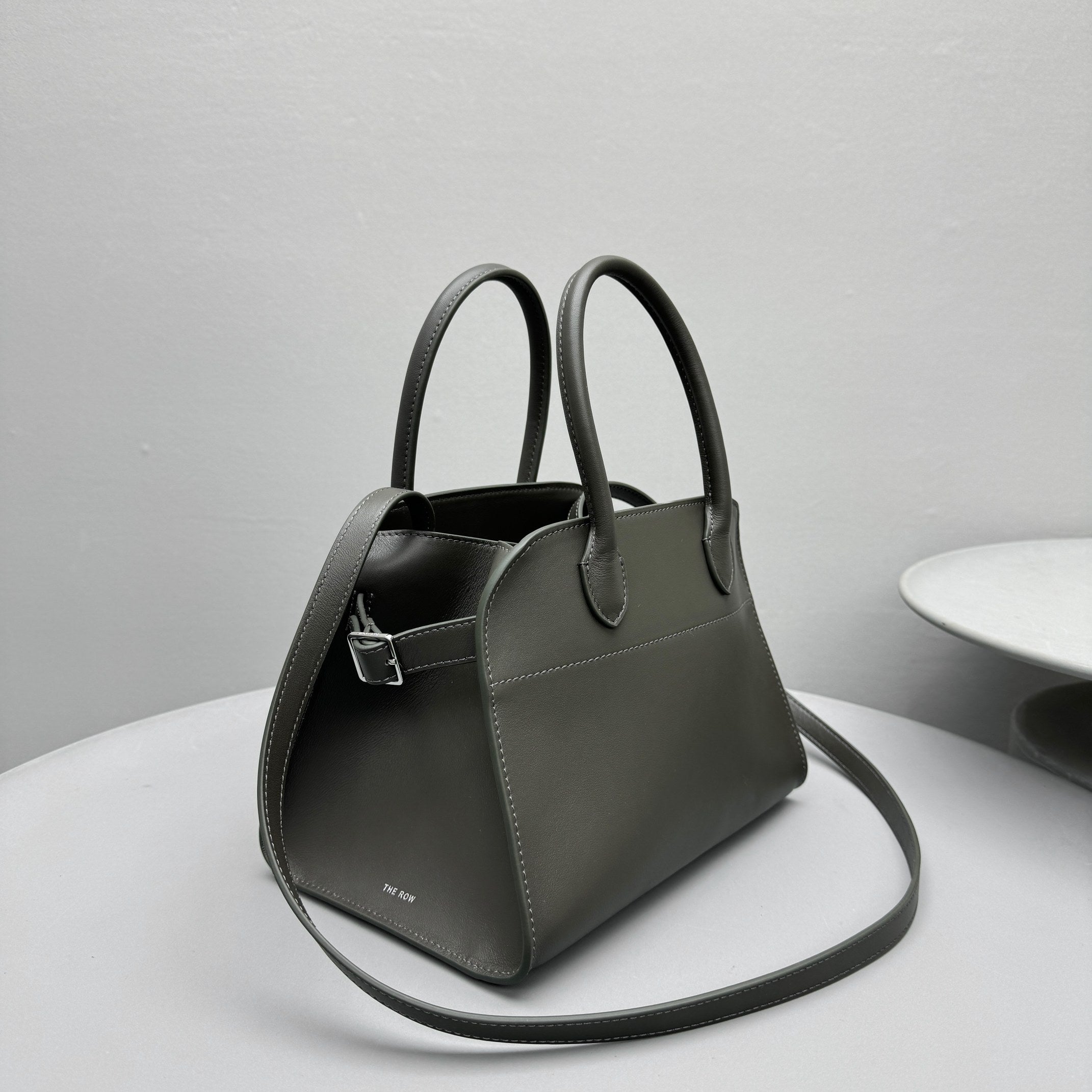 The Row Margaux 10 26cm Tote Bag In Smooth Calfskin