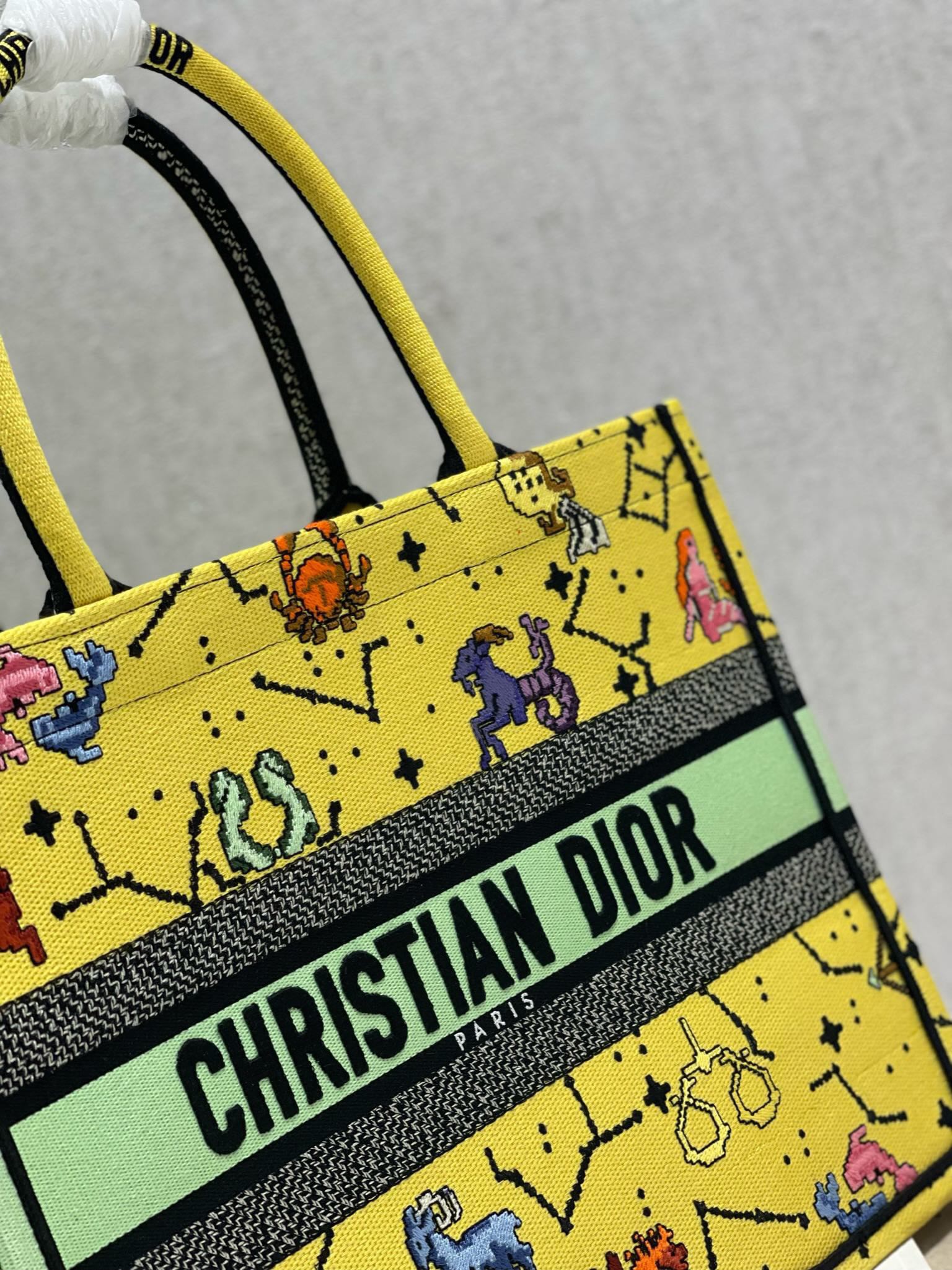 CD Tanabata Yellow Book Tote 36cm Bag Canvas 336543