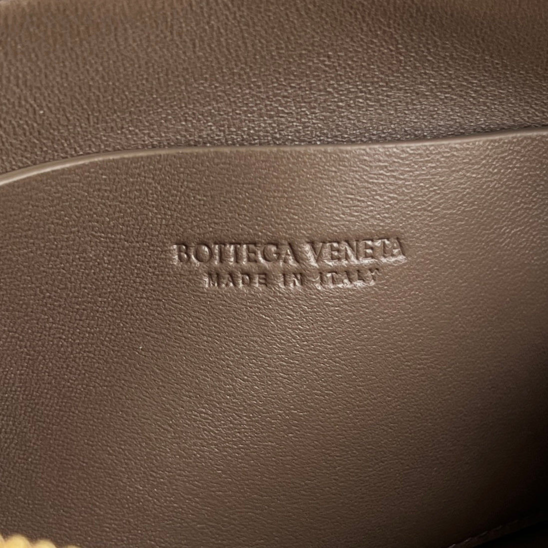 BV Concert Pouch 18.5cm Brown Lambskin