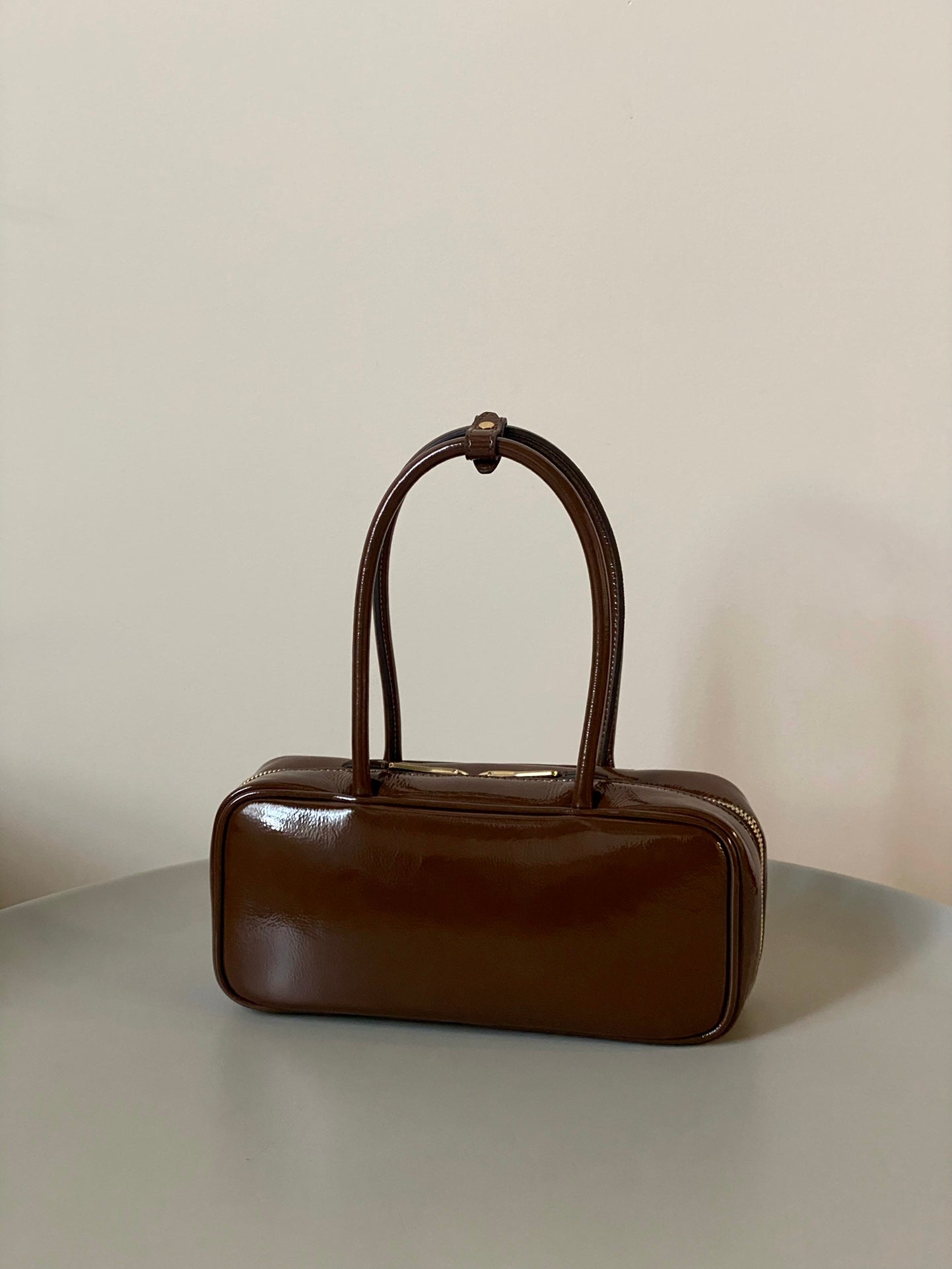 Beau Naplak 27cm Brown Patent Leather