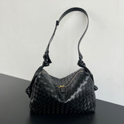BV Loop Weekender 38cm Black Calfskin