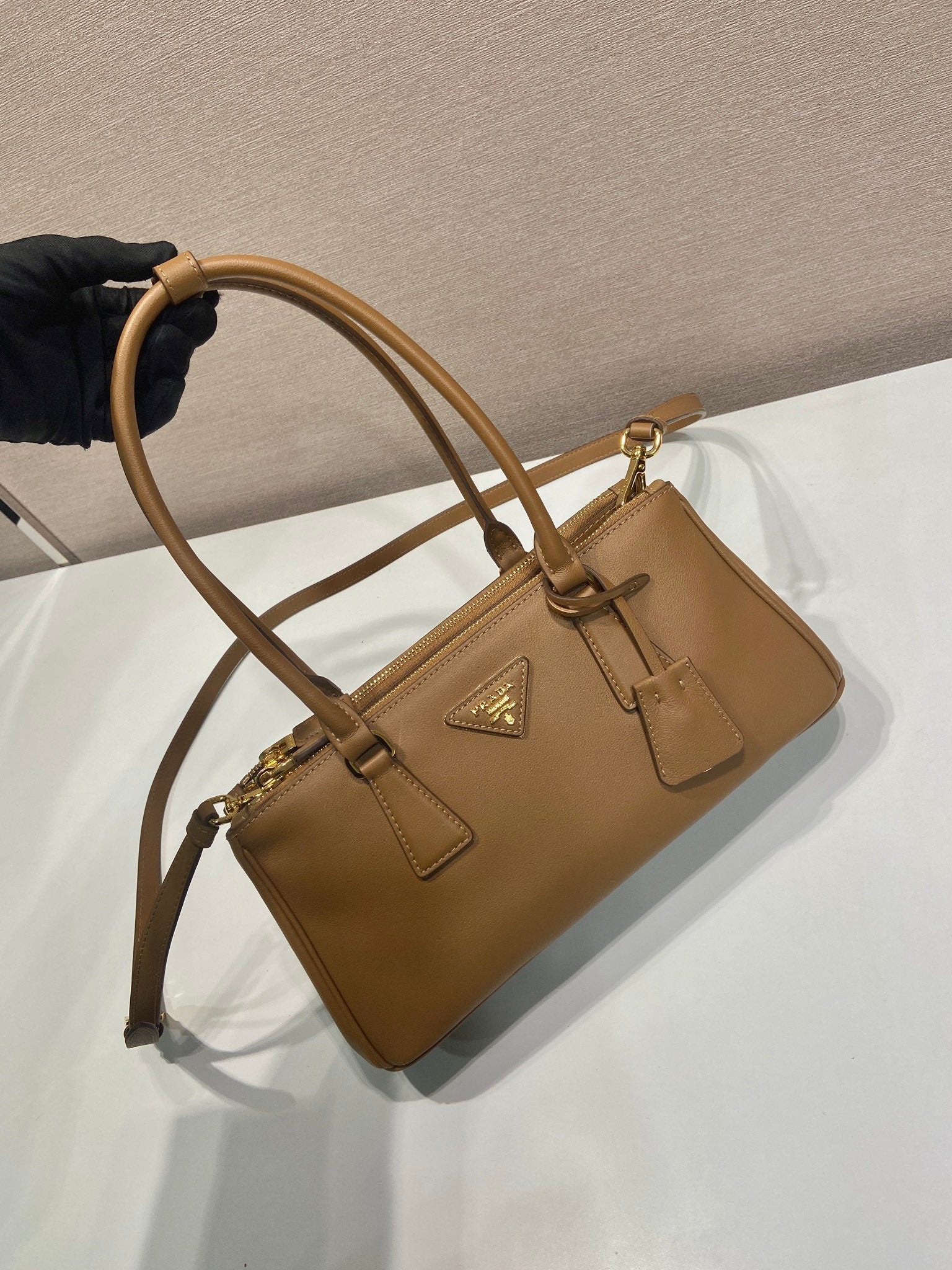 PRA New killer bag brown calfskin 326426