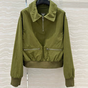 Prada 25 Jacket Green Cotton