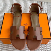 HM Santorini Sandal Etoupe Cowhide 291379