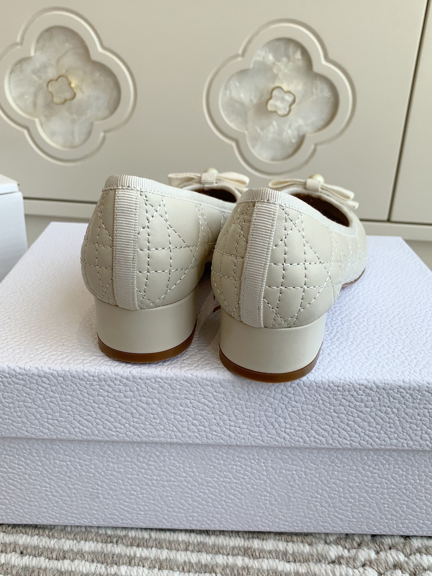 Dior 2026 Bow Pump 30mm Sheepskin 884802