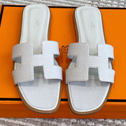 HM Oran Sandal White Sheepskin 291398