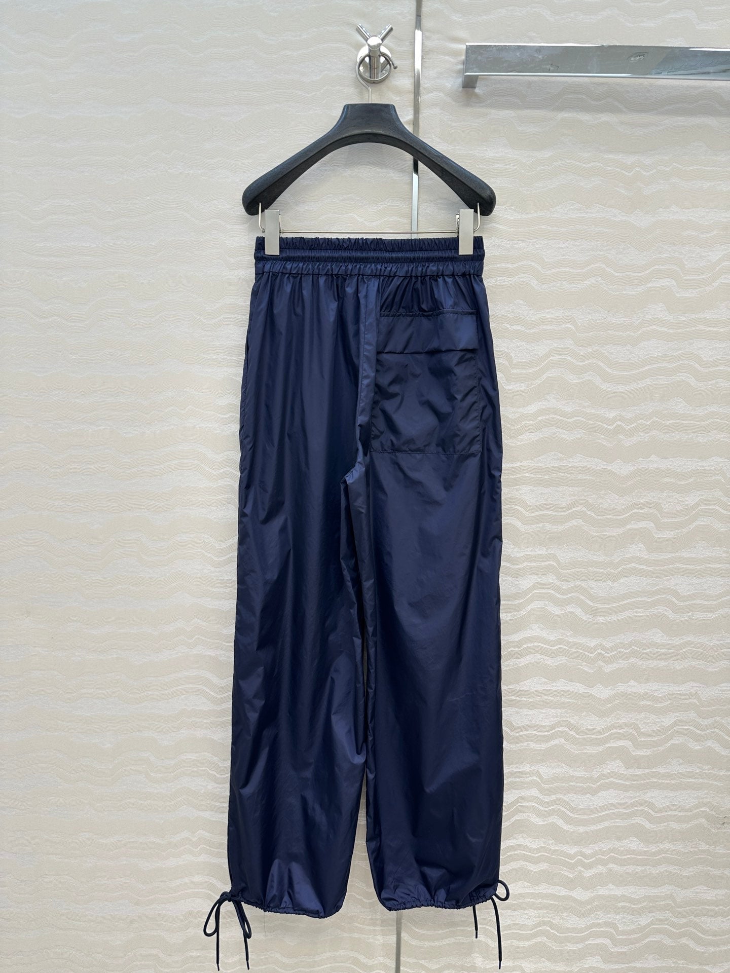 Prada Trouser Navy Blue Poliamida