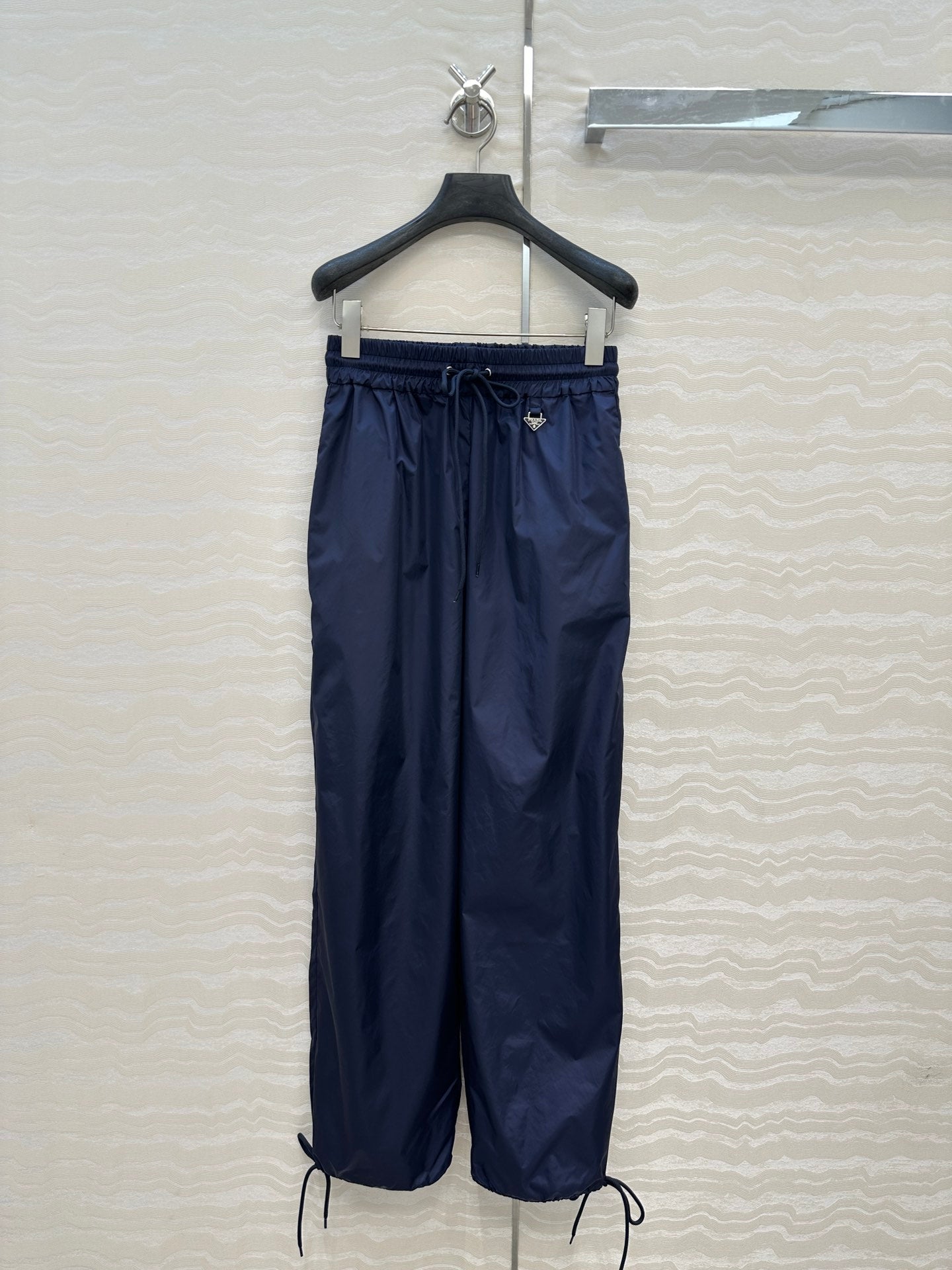 Prada Trouser Navy Blue Poliamida
