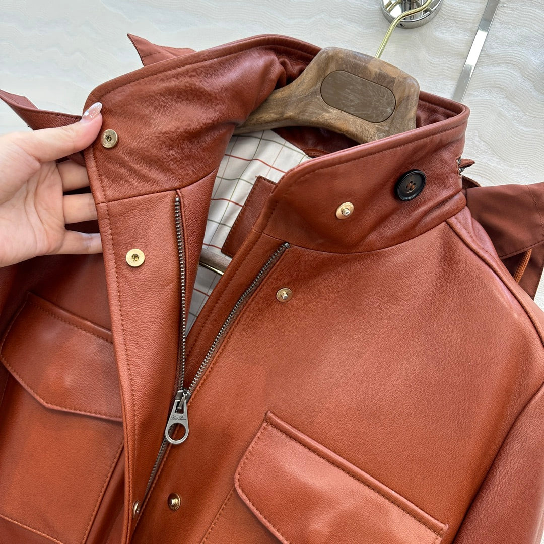 LP 25 Traveler Genuine Jacket  Brown Lambskin 295315