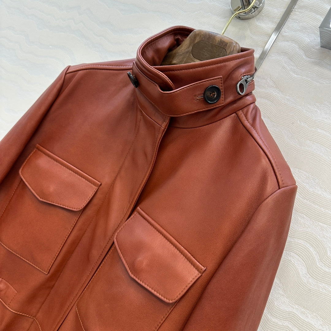 LP 25 Traveler Genuine Jacket  Brown Lambskin 295315