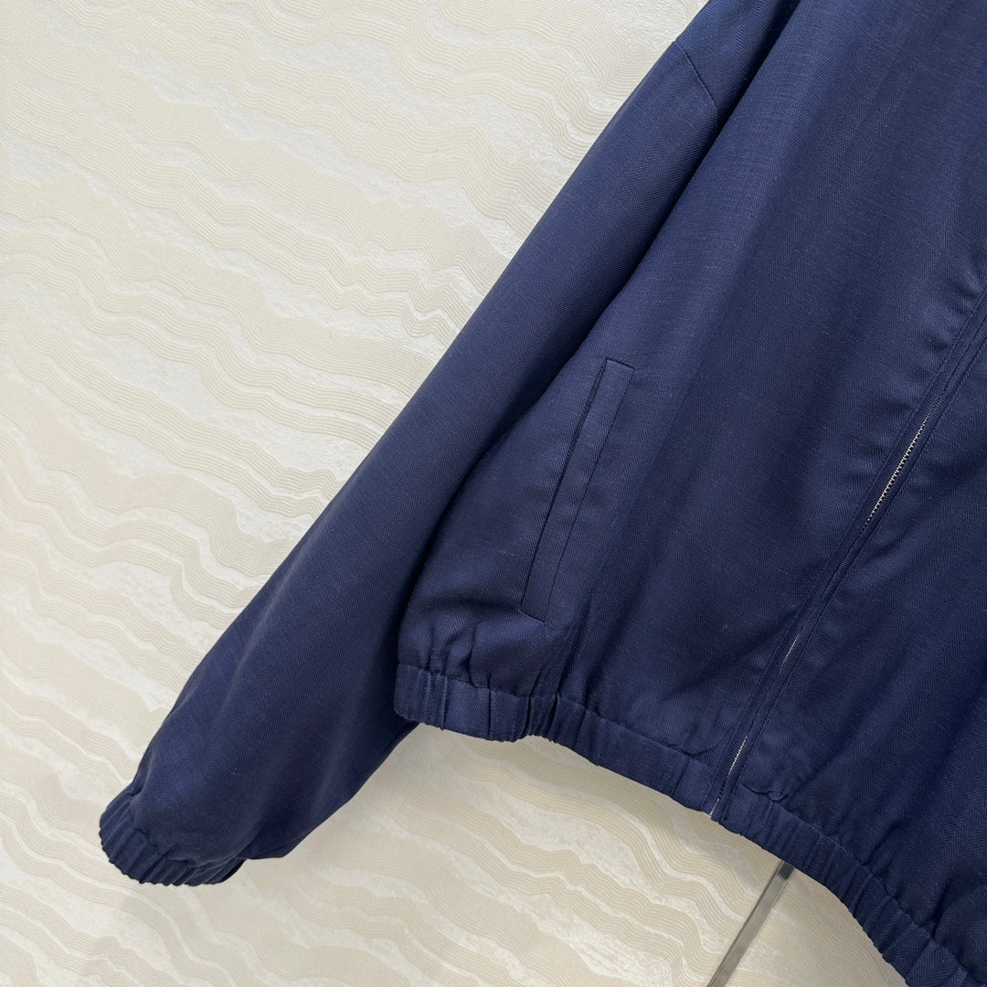 LP 25  Jacket Blue Tencel Linen 293153