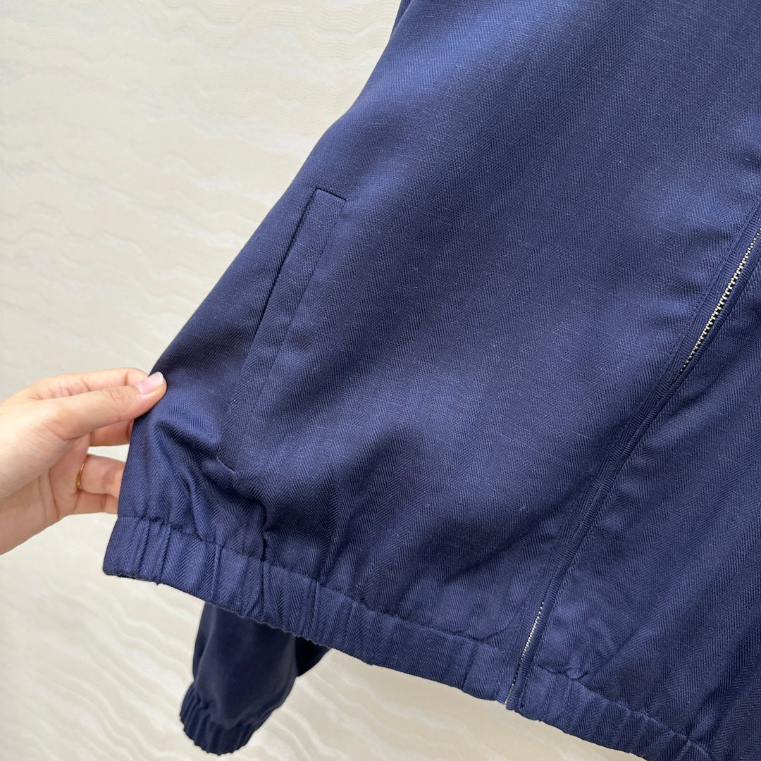 LP 25  Jacket Blue Tencel Linen 293153