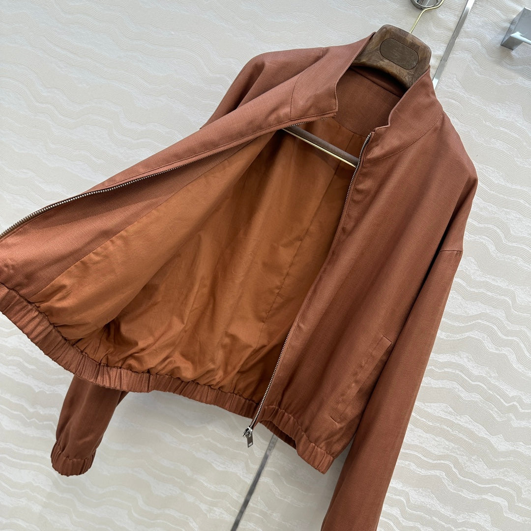 LP 25  Jacket Brown Tencel Linen 293151