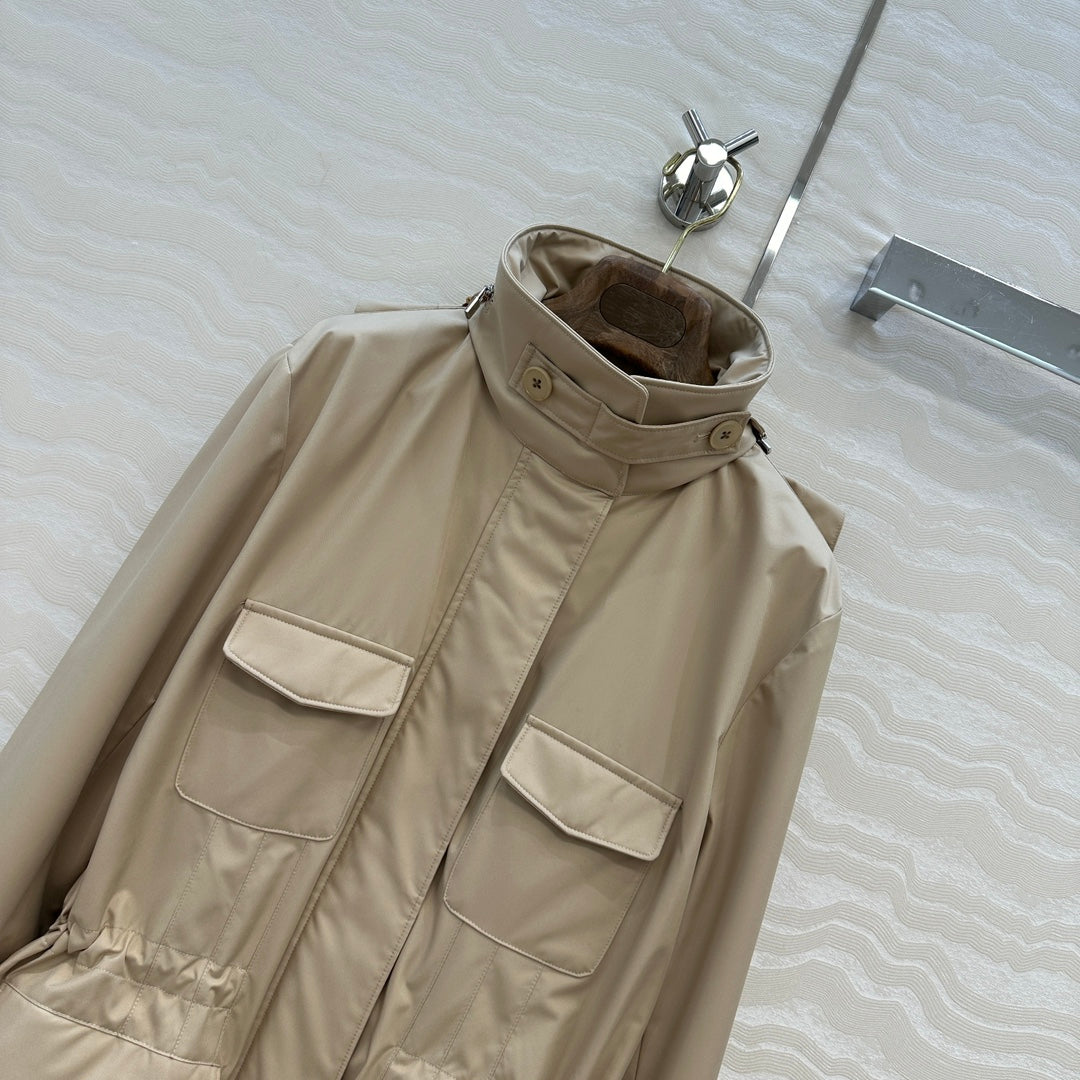 LP 25 LP Traveler Windproof Jacket Beige Fabric Leather 297491