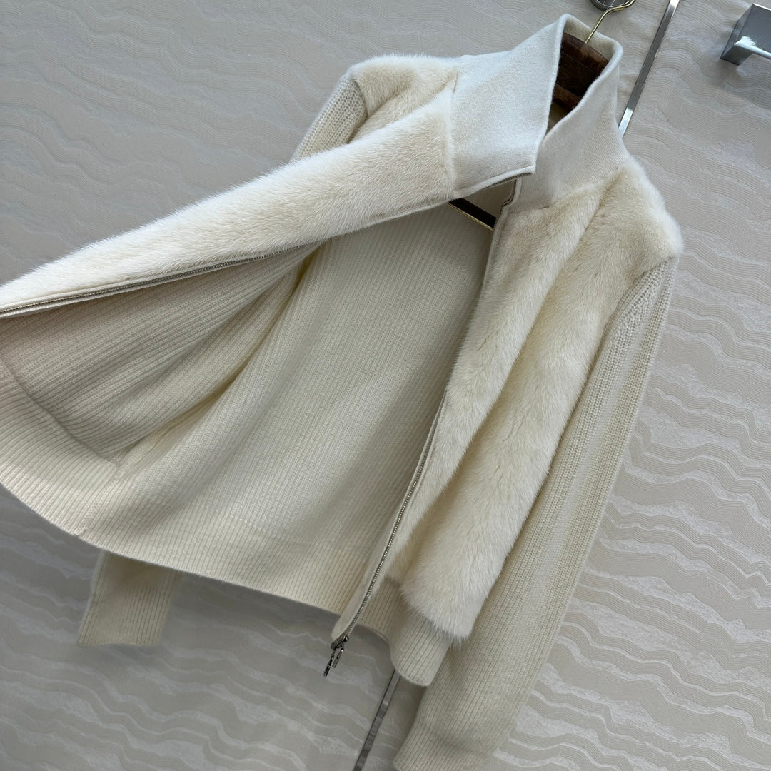 LP 25 Coat White Fur Cashmere 299025