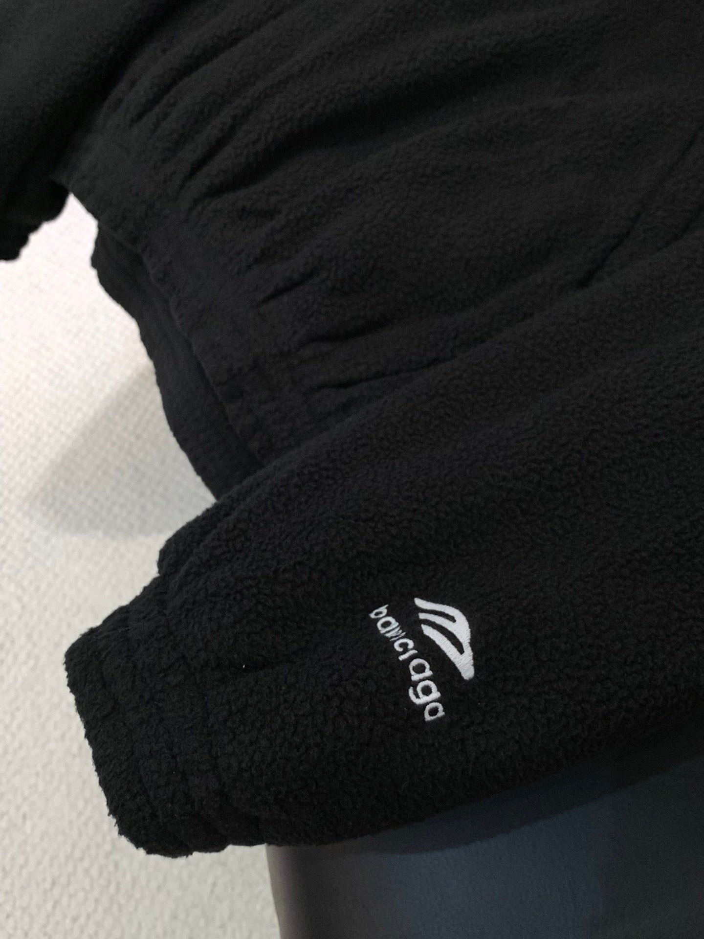 Balenciaga 25 Hoodie Black Lambwool 0055