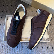 The Row 2025 Sneaker Brown mix Black Suede Canvas 561648
