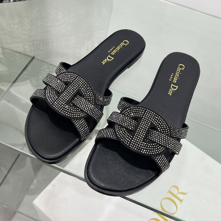 Dior 2026 D-Club Slide Sandal Cowhide 927362
