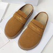 Dior 2026 Mule Camel Suede Cowhide 717872