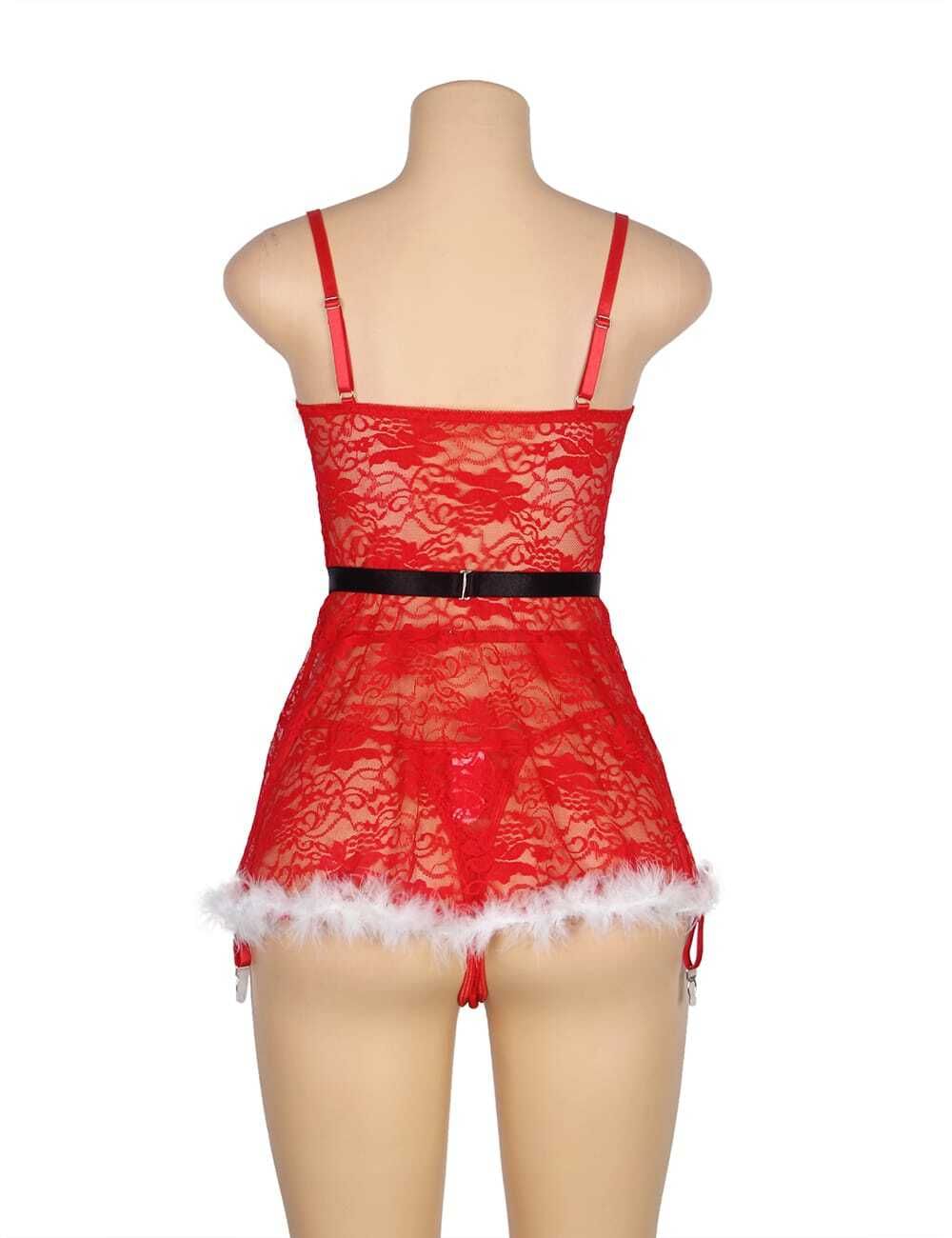 Sexy Santa Christmas Lingerie Set