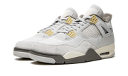 Nike Air Jordan 4 Light Gray Suede Leather