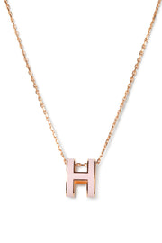 POP H PEDANT PINK GOLD