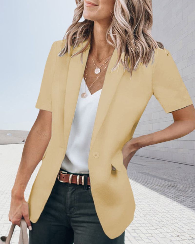 ARALIA - SHORT SLEEVE BLAZER #RSA12186