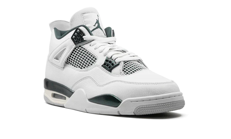 Nike Air Jordan 4 Retro Oxidized Green White Leather