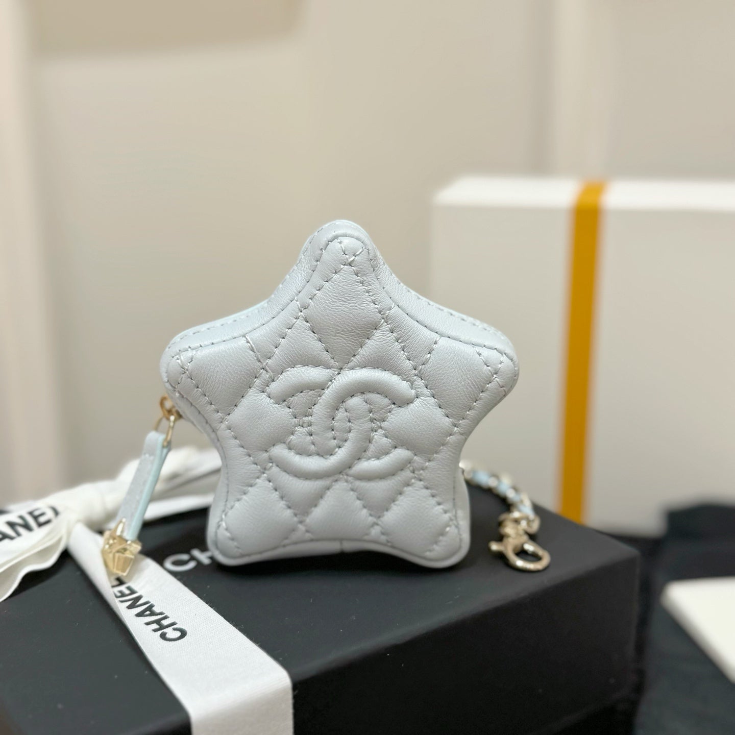 Chanel Five-pointed Star Lambskin Charm