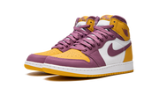Nike Air Jordan 1 Yellow Purple Cowhide 03