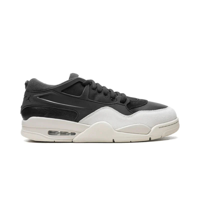 Nike Air Jordan 4 Black Ivory Suede Leather