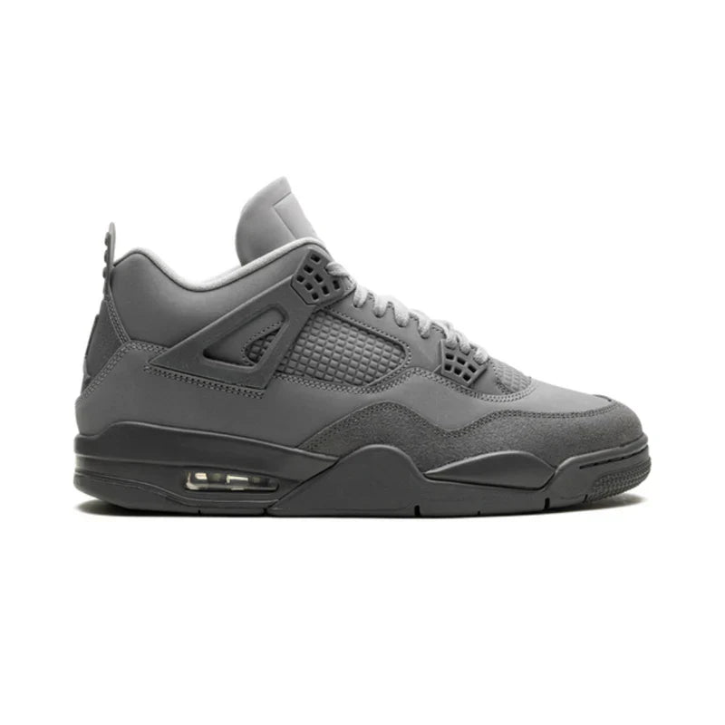 Nike Air Jordan 4 Dark Gray Suede Leather