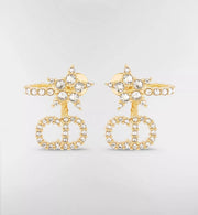 Dior Clair D Lune Gold With White Crystals