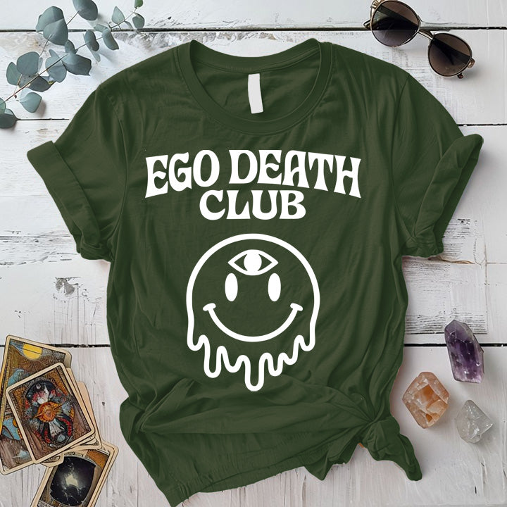 Ego Death Club T-Shirt Mockup military-green
