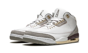 Nike Air Jordan 3 Retro White Gray Brown Suede Leather
