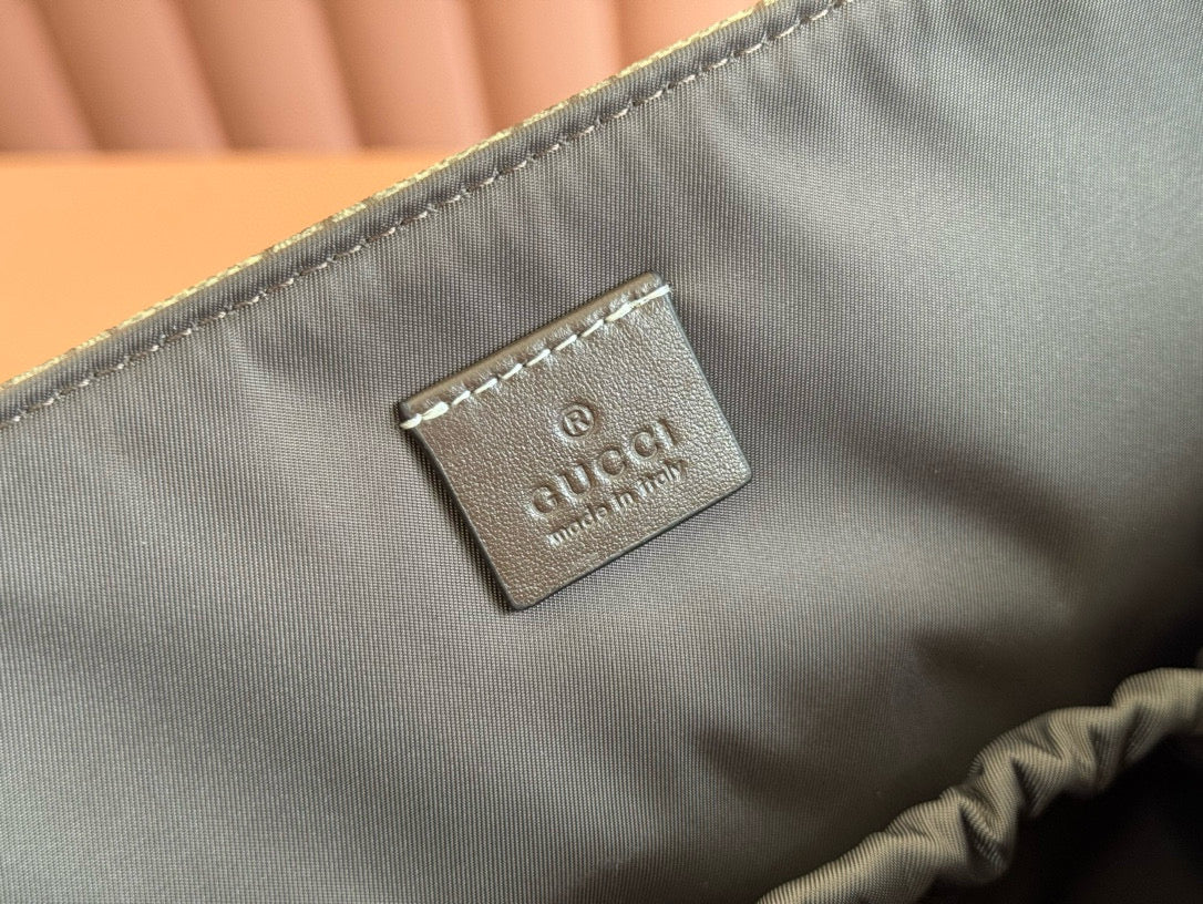 GC Large Changing Bag Beige Ebony Monogram  Canvas