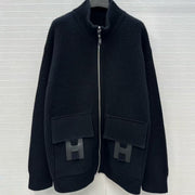 HM 25 Jacket Black Wool 02659